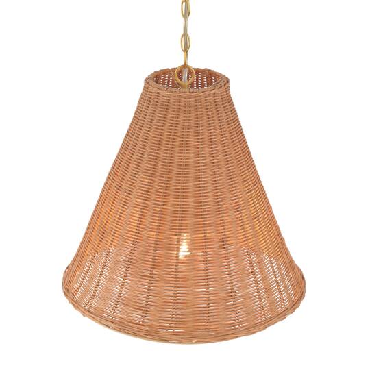 Hello Honey® Rattan Taper Pendant Light